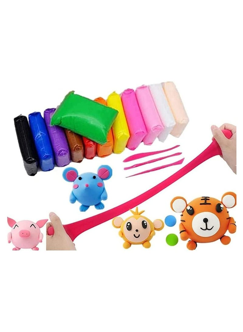 Bingo Air Dry Clay Kit-12 color Air Dry Ultra Light Clay, Modeling Clay for Kids,Safe & Non-Toxic, Non-Sticky Soft and Super Light, Arts and Crafts Gift for Boys Girls,Great Gift for Kids. - Image 2