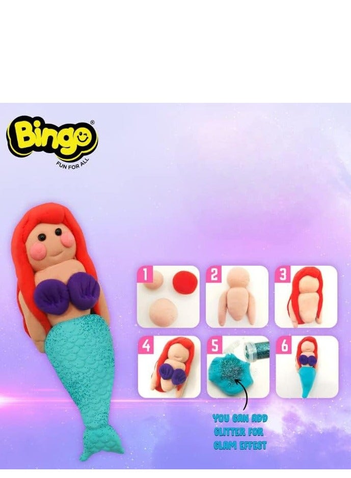 Bingo Air Dry Clay Kit-12 color Air Dry Ultra Light Clay, Modeling Clay for Kids,Safe & Non-Toxic, Non-Sticky Soft and Super Light, Arts and Crafts Gift for Boys Girls,Great Gift for Kids. - Image 5