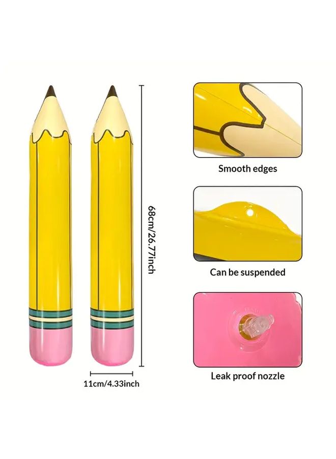 5pcs Inflatable Colored Pencils For Bachelor Graduation Birthday Party Favors - Image 3