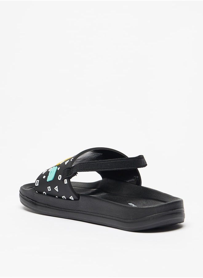 Kappa - Boys' Embossed Slip-On Slide Slippers - Image 1