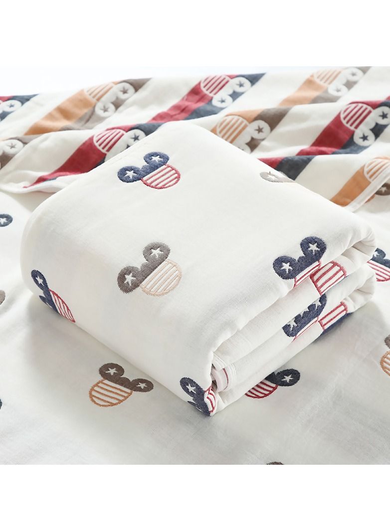 Pure Cotton Cartoon Printed Bath Towels