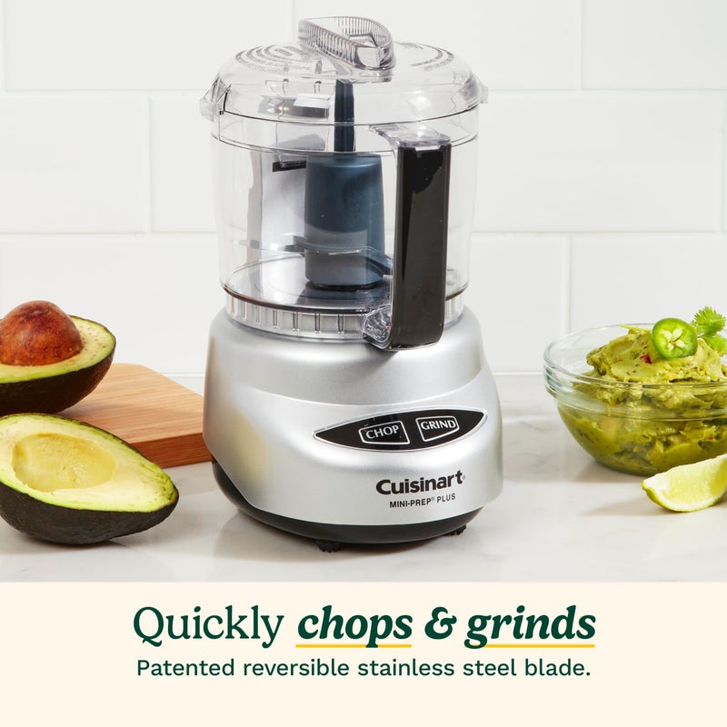 Cuisinart Food Processor, Mini-Prep 3 Cup, 24 oz, Brushed Chrome and Nickel, DLC-2ABC - Image 2