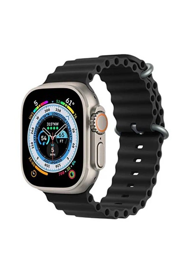 آي كروز ساعة برونتو ماكس+ الذكية بشاشة 2.01 بوصة، مكالمات بلوتوث، تتبع اللياقة، مساعد صوتي، مقاومة للماء بمعيار IP67، متوافقة مع أندرويد وiOS - Image 1