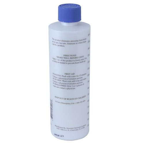 SpaChoice 1-Pint 2-Pack Premium Foam Free Hot Tub Anti-Foam, Made in USA - Image 3