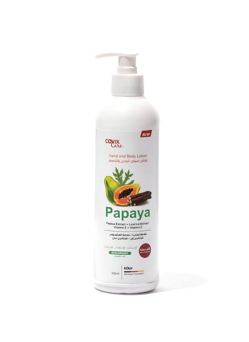 covix Covix Care Whitening Lotion for Hands and Body - 500 ml  - Image 4