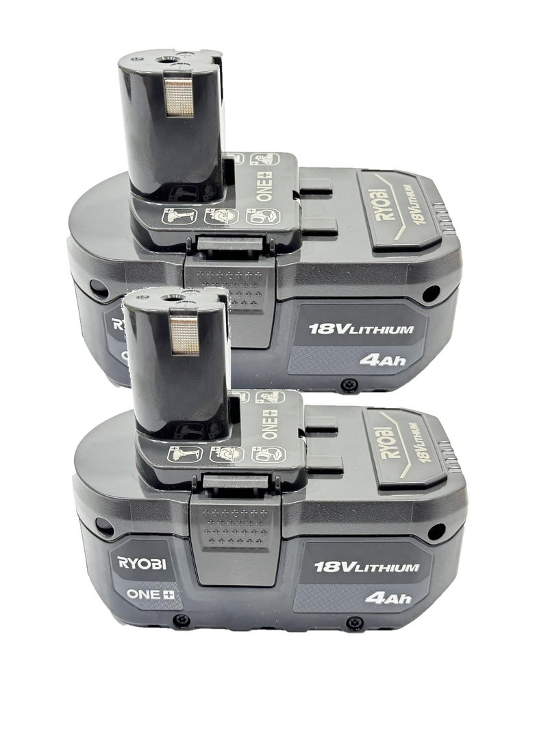 Ryobi 18-Volt One+ Lithium-Ion 4.0 Ah High Capacity Battery (2-Pack) - Image 4