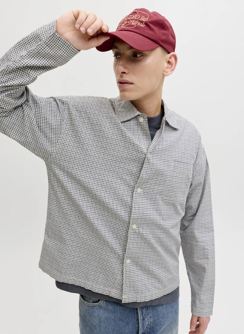 JACK & JONES  Small Checked Long Sleeve Shirt for Men | Best Price UAE