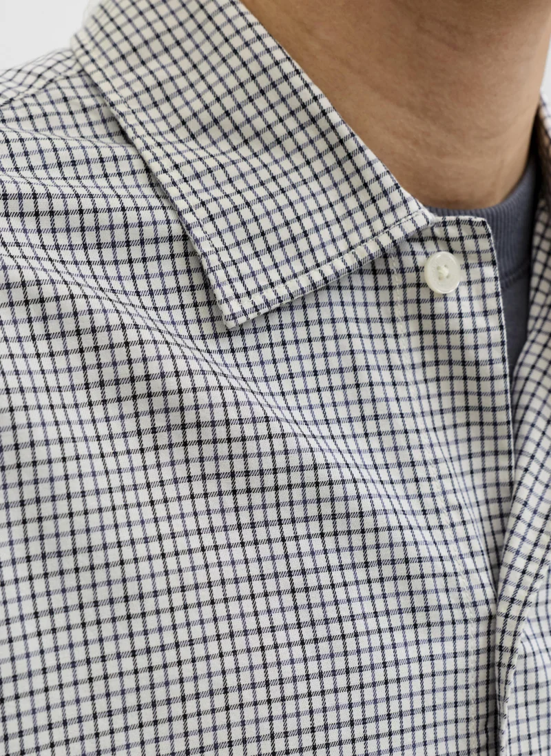 JACK & JONES  Small Checked Long Sleeve Shirt for Men | Best Price UAE