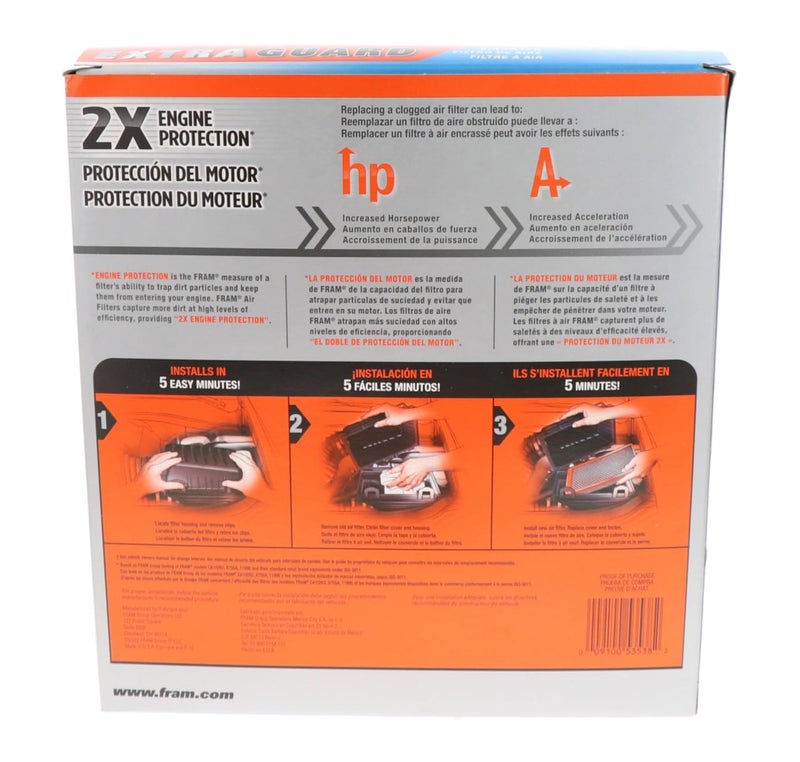 FRAM Extra Guard Air Filter, CA10262 for Select Ford and Lincoln Vehicles - Image 5