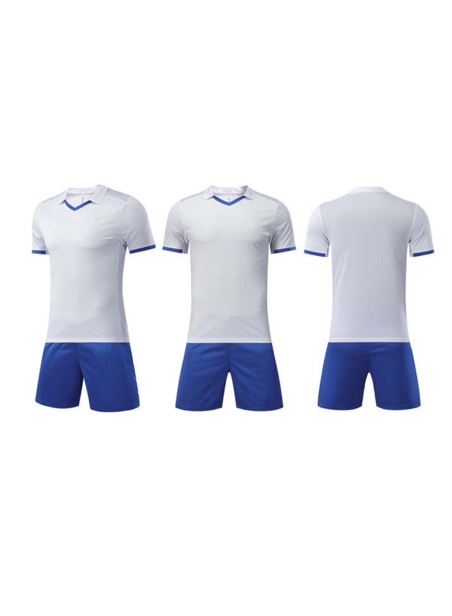 Diy Set Of Blank Soccer Jerseys For Adults And Children, Diy Printed Logo Soccer Training Uniforms For Teams