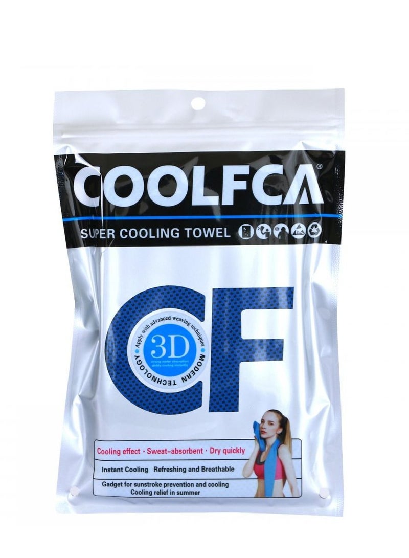 Coolfca double sided cooling towel one size blue - Image 3