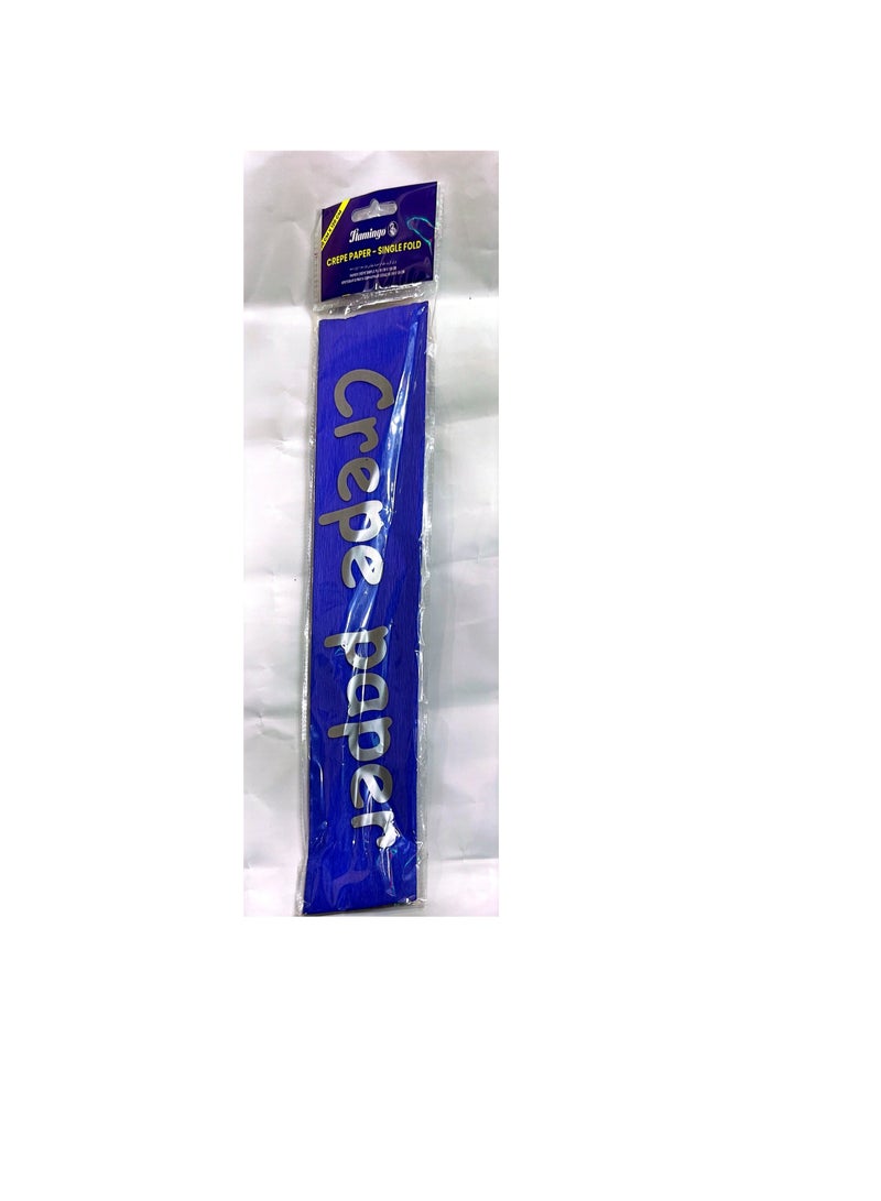 Flamingo CREPE PAPER  SINGLE FOLD 50X120 CM BLUE