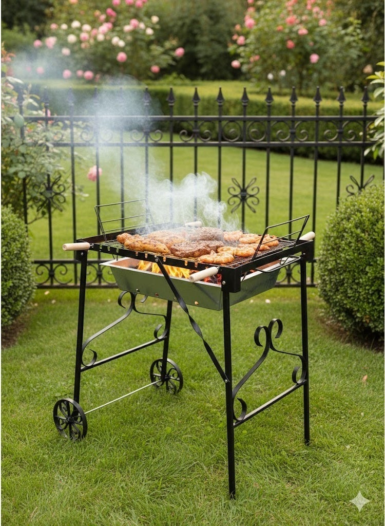 فوتا جريلز فوتا شوايه فحم حدائق صغيره - ثلاث مستويات حراره - نظام تدوير الهواء - Image 5