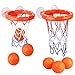 KISEER 2 Pack Fun Basketball Hoop with Heavy Duty Suction Cups Bathroom Bathtub Shooting Game Balls Toy Set with 6 Balls for Kids - Image 2