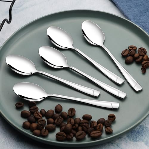 Anbers Stainless Steel Demitasse Espresso Spoons, 5-Inch, 16 Pieces - Image 4