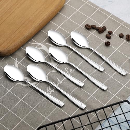 Anbers Stainless Steel Demitasse Espresso Spoons, 5-Inch, 16 Pieces - Image 5