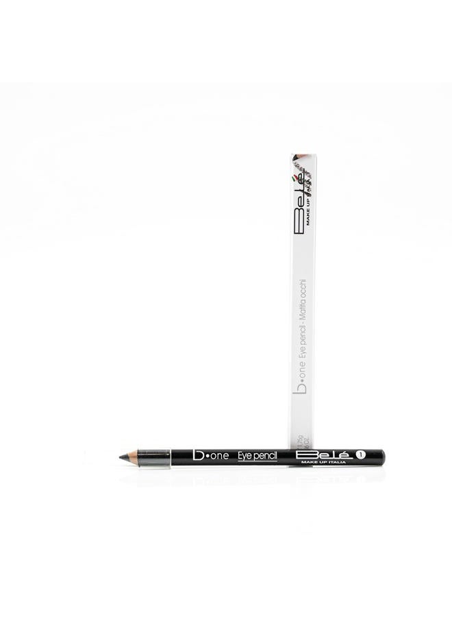 BELÉ MAKE UP ITALIA Belé MakeUp Italia b.One Eye Pencil (#1 Velvet) (Made in Italy) - Image 4