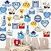 Funnlot Fathers Day Decorations 62PCS Hanging Swirls Fathers Day Decorations for Home Blue Gold Double Sided Happy Fathers Day Decorations Hanging Swirls for Fathers Day Decorations Decoracion - Image 3