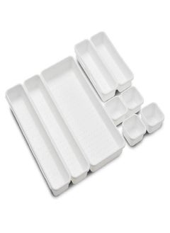 madesmart Value 9-Piece Interlocking Bin Pack | VALUE COLLECTION | Customizable Multi-Purpose Storage | Durable | Easy to Clean | BPA-Free