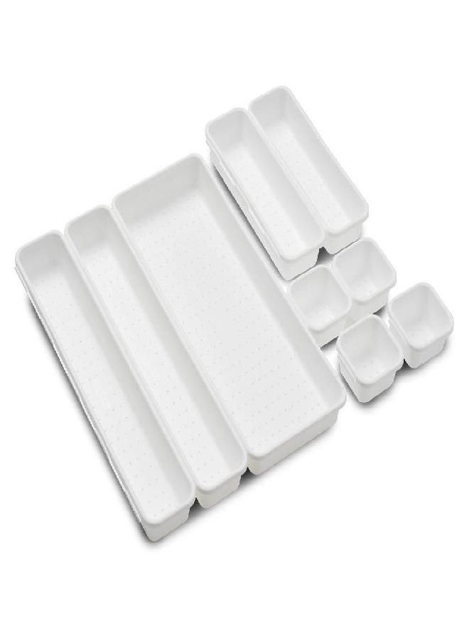 Madesmart madesmart Value 9-Piece Interlocking Bin Pack | VALUE COLLECTION | Customizable Multi-Purpose Storage | Durable | Easy to Clean | BPA-Free  - Image 3