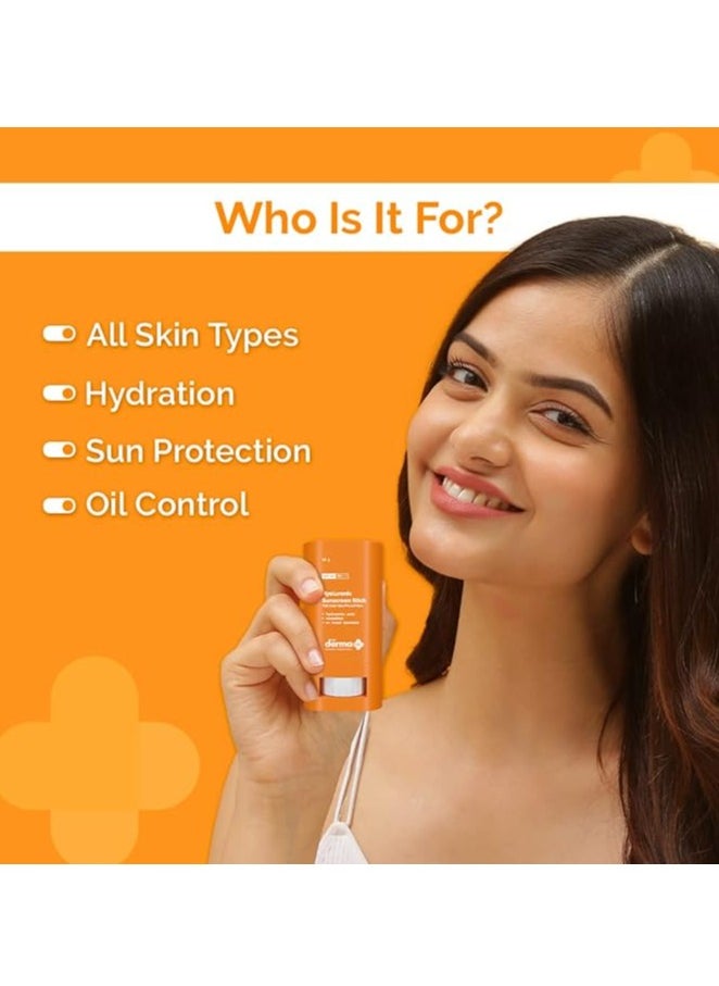 Hyaluronic Sunscreen For All Skin Types Stick With Spf 60 & Pa++++ For Easy Reapplication - 20G, Pack Of 1