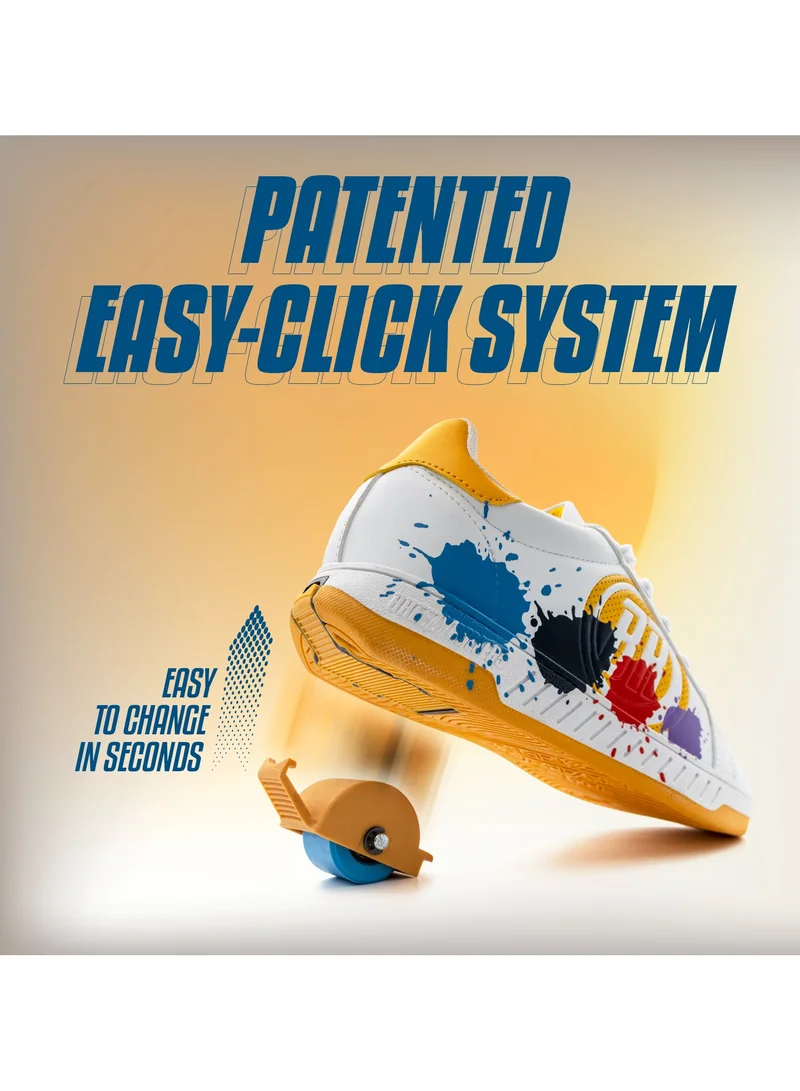 بريزيرولرز أحذية BREEZY ROLLERS بعجلات للأطفال، أحذية تزلج بعجلات للأطفال، من أحذية الشارع للأطفال إلى أحذية التزلج بعجلات في ثوانٍ معدودة، نظام نقر حاصل على براءة اختراع، أحذية رياضية بعجلات للبنات والأولاد