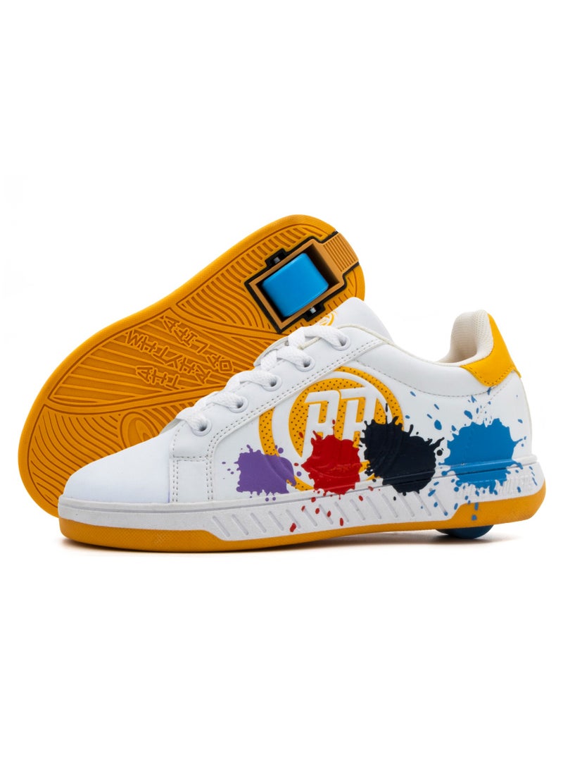 BREEZYROLLERS BREEZY ROLLERS shoes with wheels for children, Roller skates sneakers kids, From children's street shoes to roller skates in a few seconds, Patented click system, Trainers with wheels for girls & boys - Image 1