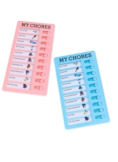 Generic Demiho Routine Schedule, Checklist Board, Routine Planner, Reusable Plastic Boards for Home Planning Reminders-multicolor  - Image 3