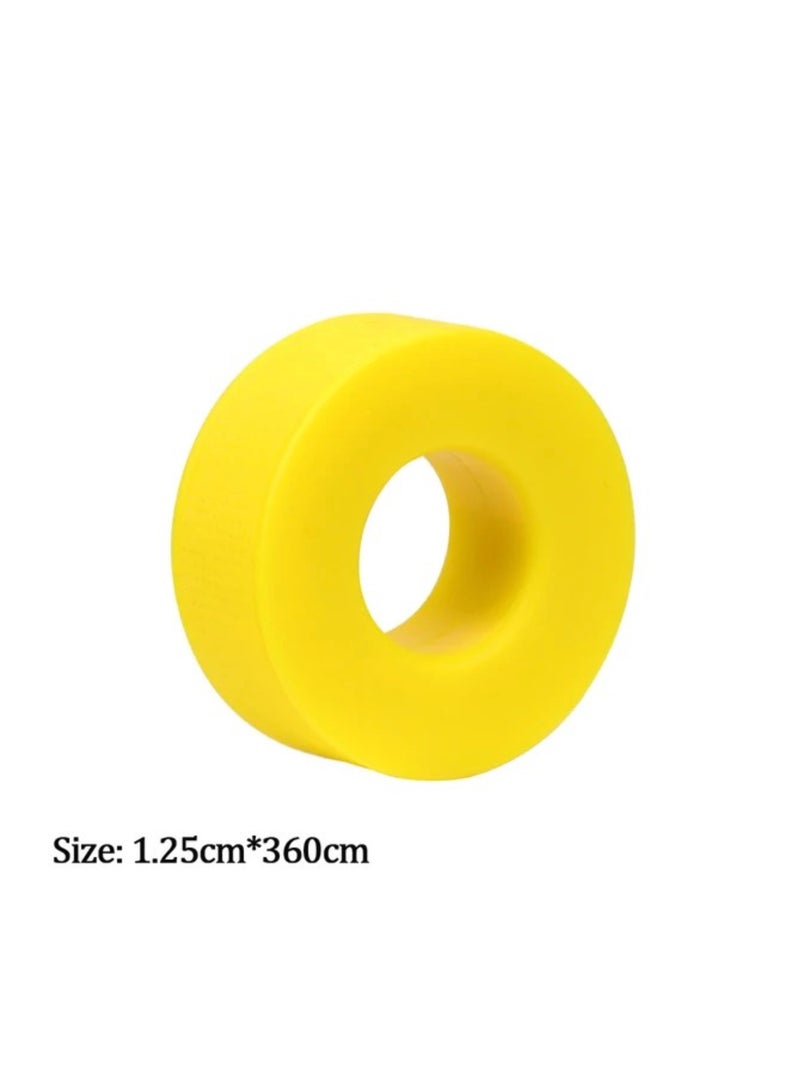 IOLITE Eyelash Extension Tape Sticker Isolation With Holes Breathable Sensitive Resistant Non-woven Gel Tape Patches Eye Pads 1.2cmx3.6m ILCT01 - Yellow - Image 2