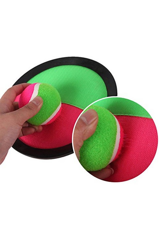 YMCtoys Kids Toys Toss and Catch Ball Set with 4 Paddles 2 Balls Outdoor Games for Kids Beach Pool Yard Games Toys for 3-12 Years Old Boys Girls Kids Adults Family - Image 2