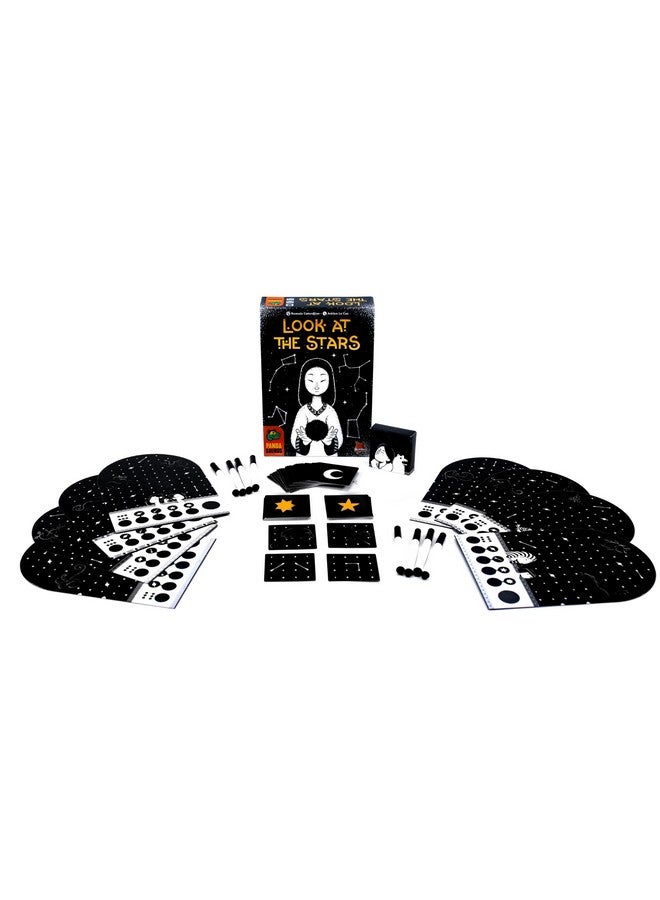 Pandasaurus Games Look at The Stars Board Game - Capture The Night Sky in Constellations and Planets! Strategy Game, Family Game for Kids & Adults, Ages 8+, 2-8 Players, 20-30 Min Playtime, Made by Pandasaurus Games - Image 2