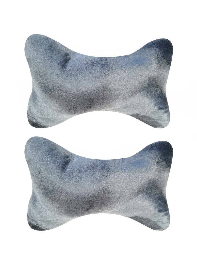 3 اكس ار وسادة رقبة فاخرة للسيارة من قطعتين - وسادة ناعمة من إسفنج الذاكرة لدعم الرأس والرقبة - تصميم مريح لقيادة مريحة - غير قابلة للغسل - 4742 - Image 1