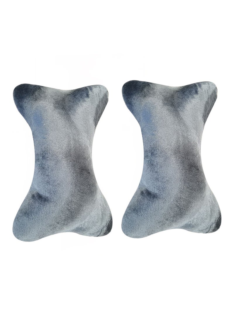 3 اكس ار وسادة رقبة فاخرة للسيارة من قطعتين - وسادة ناعمة من إسفنج الذاكرة لدعم الرأس والرقبة - تصميم مريح لقيادة مريحة - غير قابلة للغسل - 4742 - Image 2