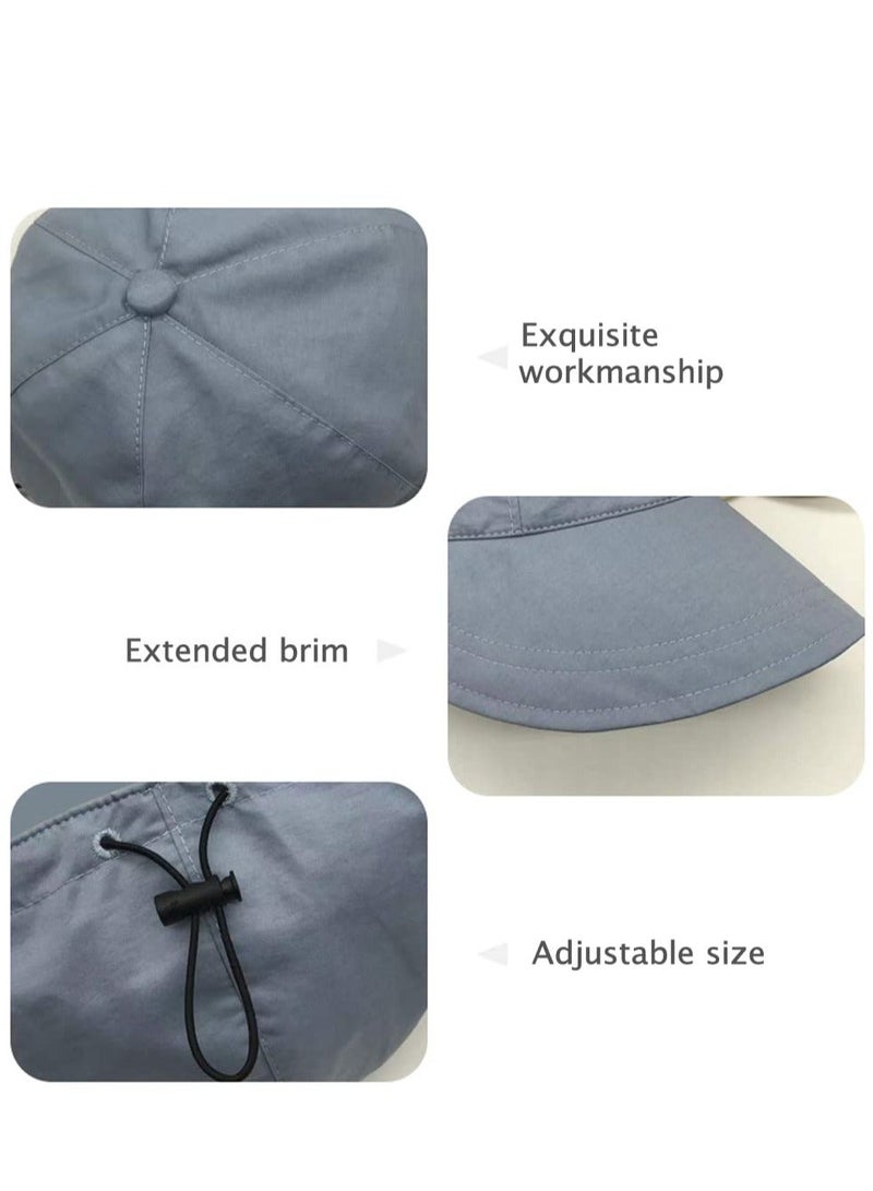 واي آند دي Fishman Hat, Women's Sun Hat with UV Protection, Wide Brim Fishing Cap, Hats Summer Women Bucket, for Travel Beach Hiking - Image 3