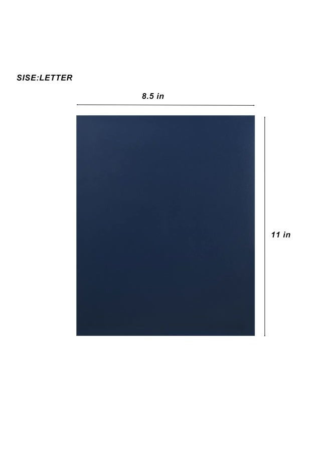 HOUYEE 25 Pack 12mil Letter Size Sand-Textured Polycovers Covers,Binding Presentation Covers, Plastic Binding Covers, Letter Size, Square Corners, Un-Punched, Navy Color - Image 4