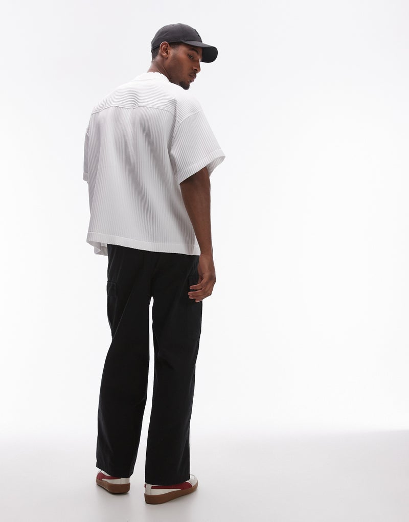 TOPMAN Wide Leg Cargo Pants - Image 2