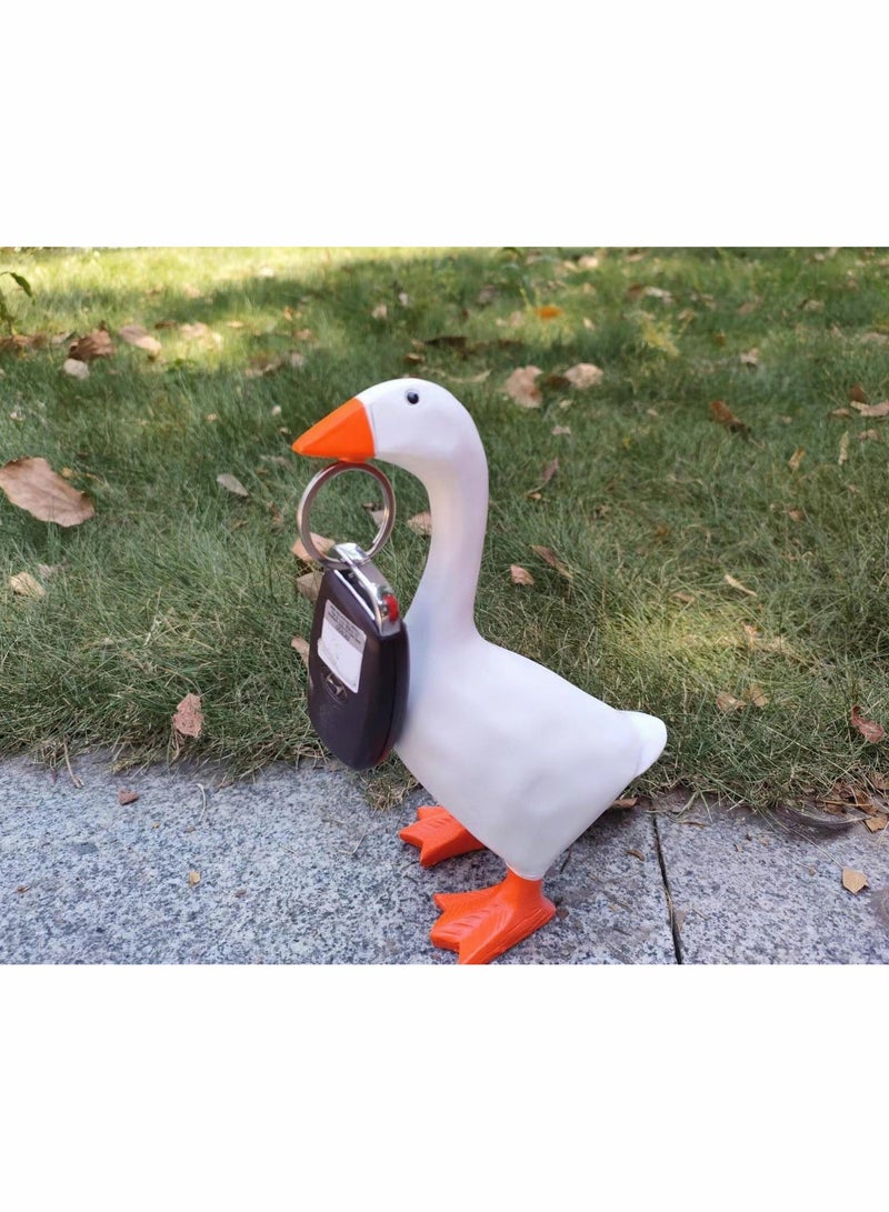 Magnetic Goose Key Holder Accessories Duck Statue Resin Tool Home Decoration Bedroom Decor Housewarming Gift - Image 1