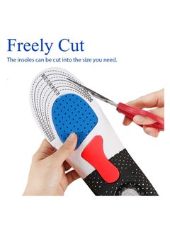 AROAQ Orthopedic Insoles for Man Women Memory Foam Cushion Gel Insole Silicone Arch Support Pads Sport Shoe Pad Soft Running Insert  - Image 4