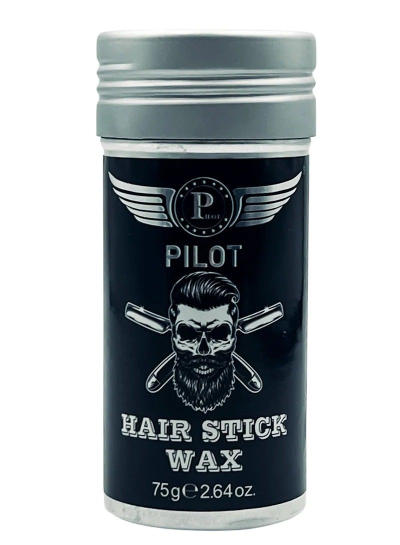 بايلوت شمع بايلوت ستيك ٧٥ غرام - حل سريع للشعر المتطاير والتحكم في التجعد، شمع تصفيف الشعر المحمول