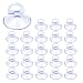 KITUREK 24PCS Car Glass Windshield Sunshade Suction Cups PVC Sucker Car Window Shade Suction Cups Pull Ring Sun Visor Suction Cup Hooks Mini Adsorption Holder for Car Kitchen Bathroom Office Transparent - Image 2