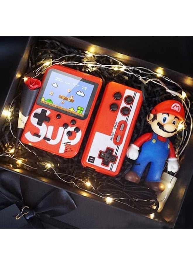Generic [Shake Voice Same] Handheld Game Machine 400 Games Classic Nostalgic SUP Double Charging Game Machine-Product Color:Red [ 43.0inch Games] Hd Color Screen - Double [2 Batteries + Android Charging  - Image 2