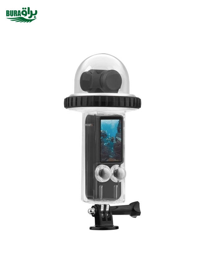 BURAQ For DJI Osmo Pocket 3 BRDRC 40m Depth Waterproof Case Diving Housing Cover(Black Handle)  - Image 3