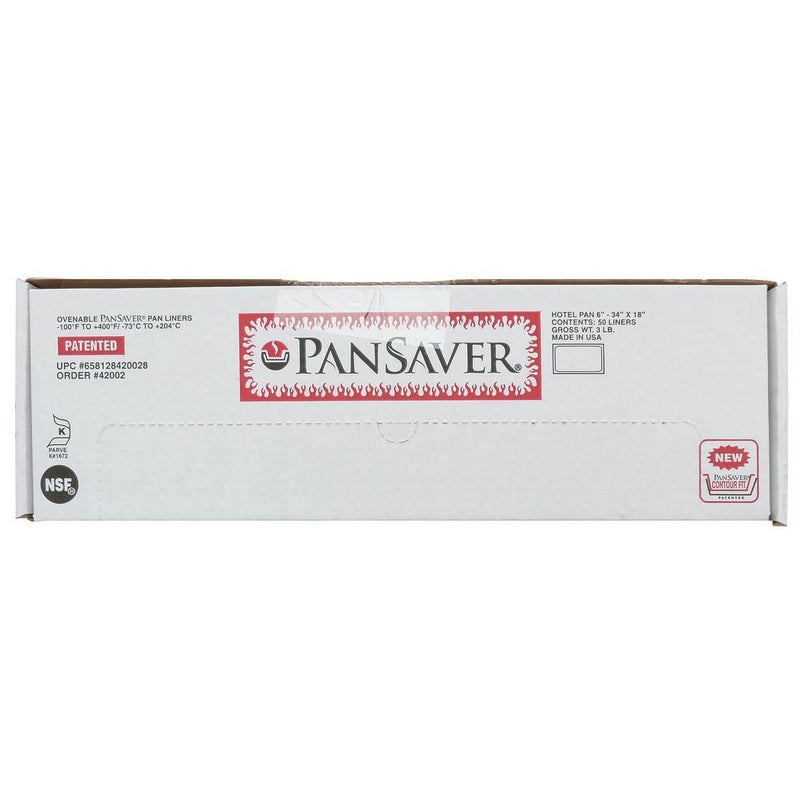 Pansaver 42002 Disposable Pan Liners Fits 6D FullSize Steam Table Pans