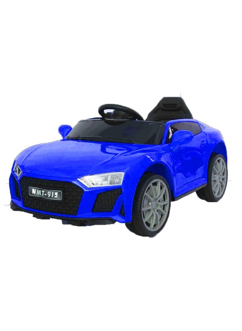 سيارة رياضية قابلة لإعادة الشحن ببطارية 12 فولت للأطفال مع جهاز تحكم عن بعد وصوت الموسيقى والضوء الكهربائي من 2 إلى 5 سنوات - Image 1