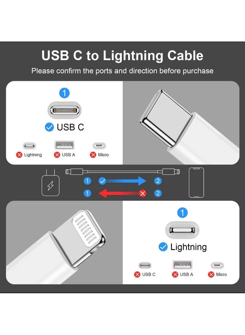 كابل USB-C إلى Lightning بطول 1 متر، شحن سريع - Image 4