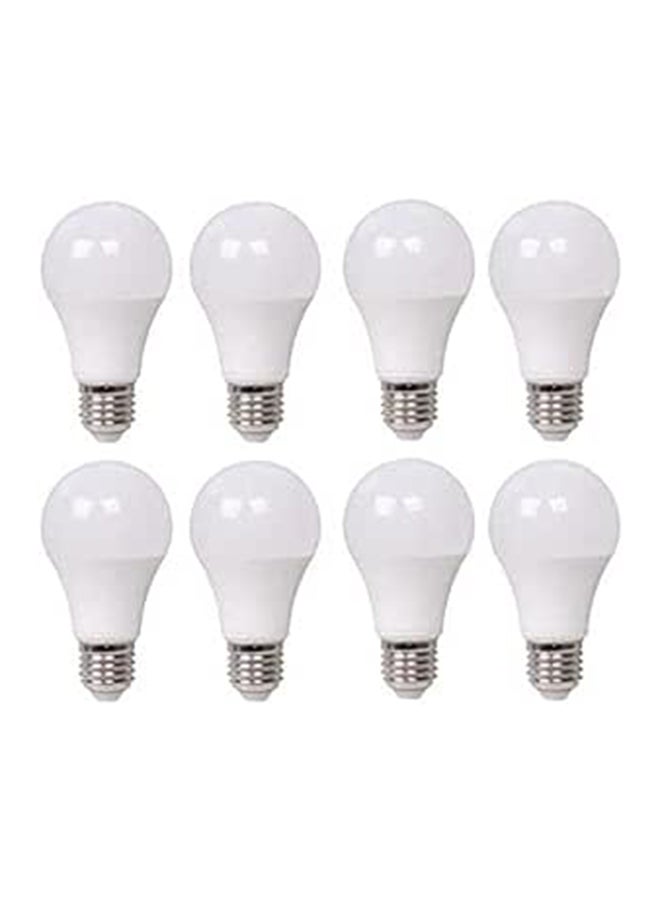 8 لمبات ليد، 9 واط إضاءة ليد، لون ابيض
