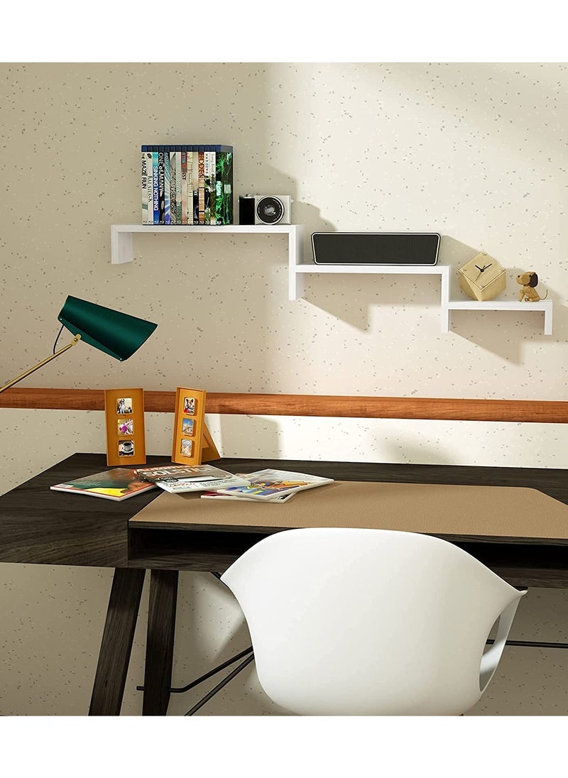 Eworld - Set of 3 Wall Mounted Floating Shelf for Decorative and other Stuff - Image 1