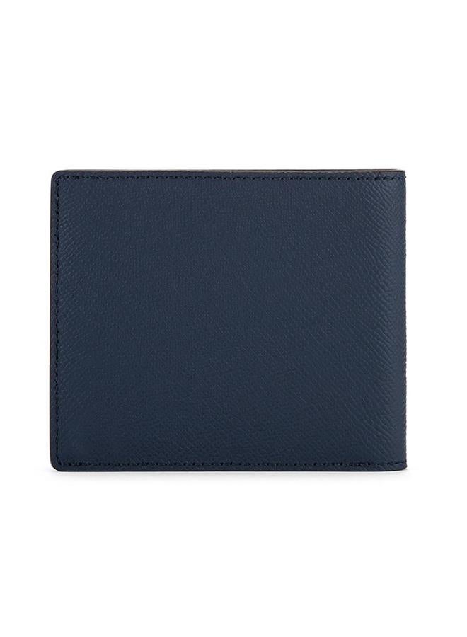 Riblor Serafino 8 Card Italian Leather Wallet Blue - Image 4