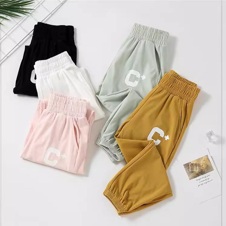 Children'S Sun Protection Pants 2024 Thin Girls' Sports Pants C Casual Loose Ice Silk Boys' Anti-Mosquito Pants - Image 3