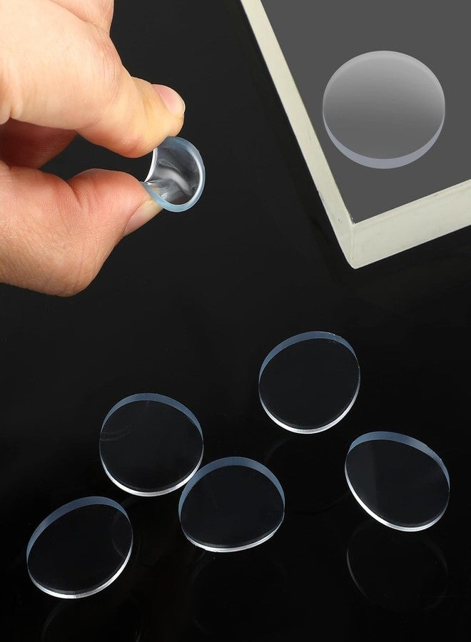 Roktry 8 PCS Die Cut Square Round Clear Circle Two Double Sided Self Adhesive Tape Transparent Sticky Dots Pads - Image 5